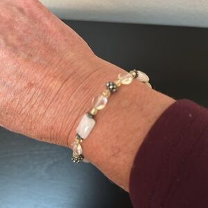 Estate sale, 925 Sterling Silver with Quartz bracelet